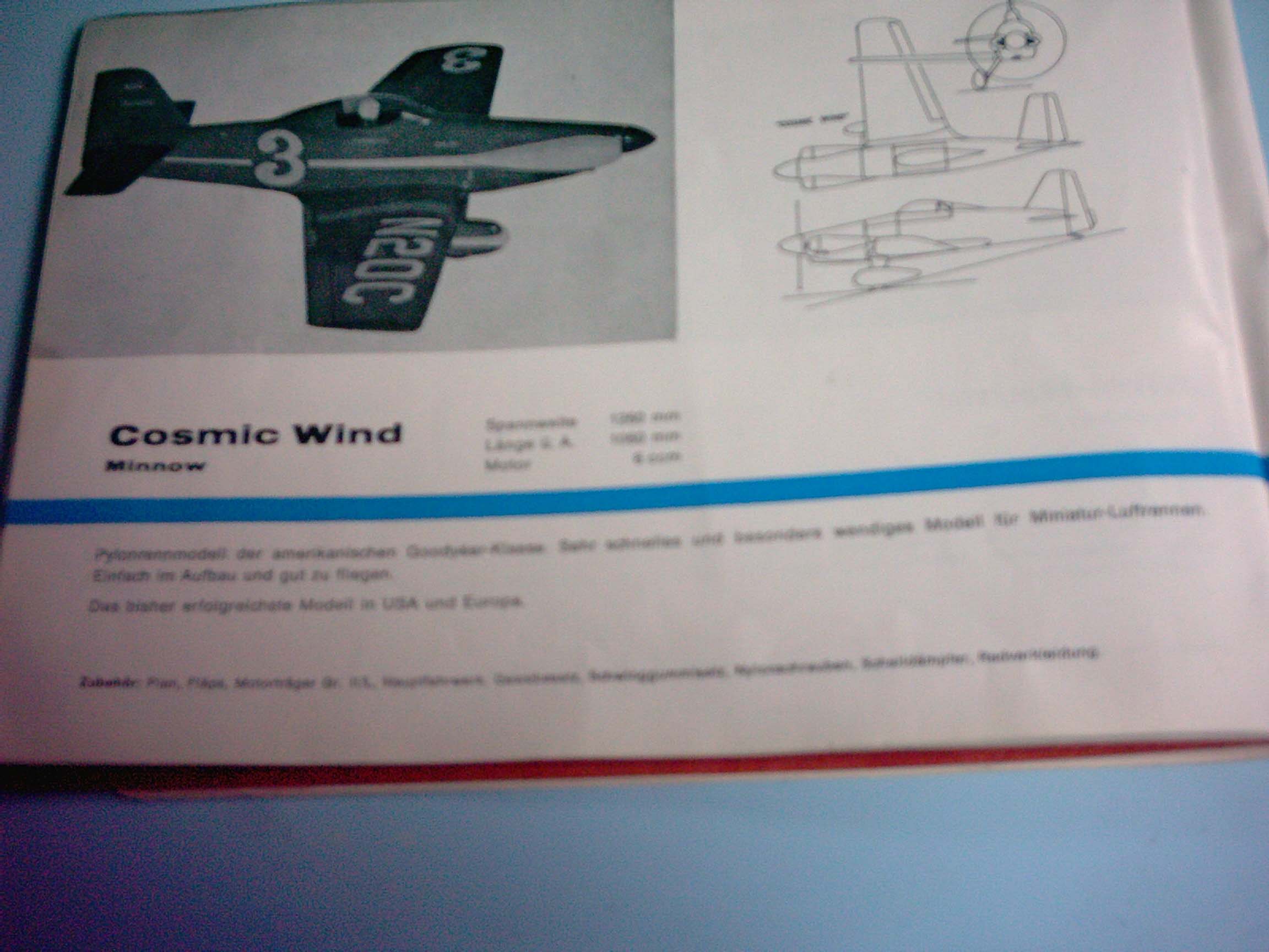 Cosmic Wind Minnow 126 cm